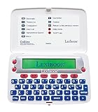 LEXIBOOK, The Collins English dictionary, 13th Edition-Electronic Dictionary, Definitions, Thesaurus, Conjugation, Phonetic Spellchecker, Crossword Solver, with Battery, Blue/White, D850EN
