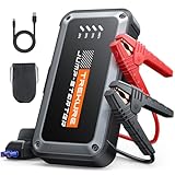 TREKURE 4000A Jump Starter Power Pack, 12V Car Battery Booster Jump Starter (up to 9.0L Gas or 8.5L Diesel Engine), Car Starter Power Bank with LED Flashlight, Jump Pack with Jump Leads