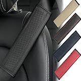 TGSPYXCH Car Seat Belt Padding for Triumph TR6 Seatbelt Covers Shoulder Strap Protective Pad Accessories,BlackRed