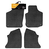 FSW - Vauxhall Combo Crew Cab 2001-2011- Crew Cab - Tailored Van Mats - 5mm Extra Heavy Duty Rubber - Fitted With Clips - Anti Slip Van Floor Mat, Anti Slip Backing - 4 Pc Rubber Floor Mat