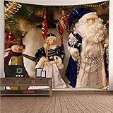 Bishilin Vintage Muppet Toy Christmas Decoration Wall Decoration For Living Room Modern Living Room Decor for Xmas 79"x79"
