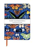 Museums & Galleries Mary Katrantzou Butterflies - A5 Clothbound Journal - Lined Notebook - 240 Pages - Bookmark Ribbon