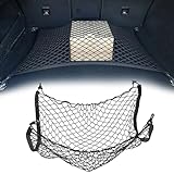 AWPF Car Cargo Net for BMW 3 Series F30 2012-2018, Car Boot Cargo Net -Car Trunk Net -Elastic Nylon Car Boot Net, Stretchable Storage Organizer with 4 Hooks