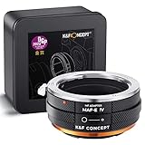 K&F CONCEPT IV PRO MAF-NEX Lens Mount Adapter Manual Focus Compatible with Minolta AF/Sony Alpha A Series Lens to SONY-E NEX Mount Camera Body with Matting Varnish Design
