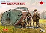 ICM 1:35 - WWI British Tank Crew 4 Figs