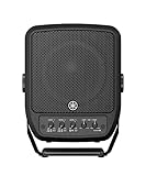 YAMAHA STAGEPAS 100 BTR Portable PA System – 100W Class-D Amplifier, Coaxial Compression Driver, 3-Channel Mixer, Multipoint Bluetooth Connectivity, Lightweight, Battery Included – Black