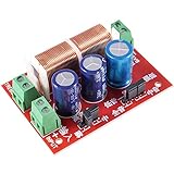ALMOCN 400W Adjustable Multi Speaker Treble/Bass 2 Unit Audio Frequency Divider 2 Way Crossover Filters Updated Version