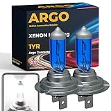 Argo H7 Headlight Bulb 100w Xenon White 6000k 12v H7 477 Car Headlight Bulb High Low Dipped Main Beam Headlamp Bright Fog Car Light Bulbs 499 PX26D Headlight Bulbs
