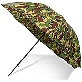 Carp Fishing Brolly 45" Umbrella Shelter System DPM Camo Taped Seams with Tilt Function DNA