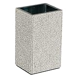 EagleWiz Sparkle Diamante Silver Bling Bathroom Tumbler, Bathroom Toothbrush Holder