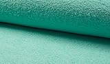 Double Sided Cotton Terry Towelling Fabric Material - Mint, 1Mtr 150cmx100cm