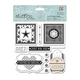 Papermania 6 x 6 Urban Stamps - Craft Collection - Pastels