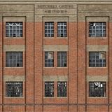 Scale Model Scenery BX006-OO 1930's Factory Backscene Elements For OO Scale Model Railway Layouts & 1:76 Diecast Dioramas