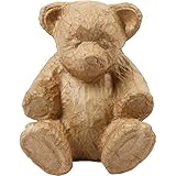 Creativ 50727 Paper Mache Teddy 18 x 15 cm, brown