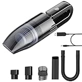 bituocs Handheld Vacuum,Car Vacuum Cleaner Cordless,Portable Powerful Handheld Vacuum Cleaner with HEPA Filter,Mini Hand Held Car Hoover Vacuum Cleaner Accessories Interior Detailing Cleaning Kit