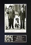 LAUREL AND HARDY No1 Signed Autograph Mounted Photo Reproduction PRINT A4 Rare Perfect Birthday (297 x 210mm) #19 (Not Framed)