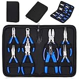 Jewelry Pliers, Shynek 8pcs Jewelry Making Pliers Tools Micro Jewelry Pliers Set Jewelry Making Kit for Jewelry Making Supplies