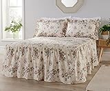 Diana Cowpe SINGLE BEDSPREAD SET ROSE GARDEN Bedspread Single INCLUDES PILLOW SHAMS Value Set | Floral Bedspread Set | Summer Bedspread Set | MADE IN UK