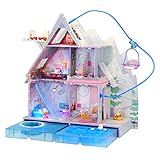 LOL Surprise O.M.G. Winter Chill Cabin - 95+ Surprises - Wooden Dollhouse, 3 Stories, 6 Rooms - Includes Hot tub, Real Ice Skating Rink and More - Ages 6+