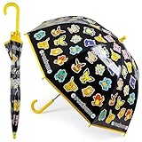 Pokemon Stick Umbrella for Kids Pikachu Folding Dome Umbrella Lightweight Design for School Travel Anime Gifts for Kids