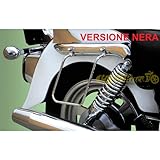 SPAAN Black Saddlebags Compatible with Hyosung Aquila GV 125/250