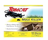 Tomcat Mole Killer(a) - Worm Bait - Includes 10 Worms per Box - Mimics a Mole's Natural Food Source - Ready-to-Use Mole Killer - Effective Against Most Common Mole Species