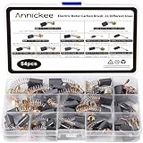 Annickee 54PCS Electric Motor Carbon Brushes, Carbon Brushes for Replacement Repair Power Tools and Motors Part, Carbon Brushes for Power Tools Suitable for Electric Hammer Drills, Angle Grinders