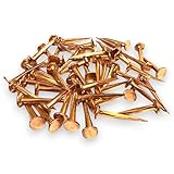 Solid Copper Cut Tacks – 25mm – Flat Head Upholstery Nails for Restoration, Boatbuilding & Craft – Rustproof, Non-Magnetic – 100g Packs