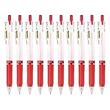 Zebra Sarasa Markon B-JJS77-R Gel Ballpoint Pen, 0.4, Red, 10 Pieces