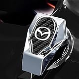 MNBVGHH One-Key Car Ignition Protective Cover for Mazda 3 6 CX-7 CX-9 CX-3 CX30,Engine Start Stop Button Cover,Car Ignition Button Protective Cover,Ignition Cover,A