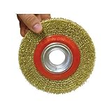 Toolzone PW064 Wire Wheel, Brass,6"