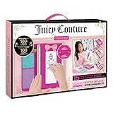Make It Real Juicy Couture Fashion Exchange - Fashion Design Kit for Kids - Art Set with Scratch Plates, Stickers, Coloured Pencils & More - Gifts for Girls