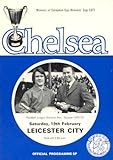 Chelsea v Leicester City official programme 19/02/1972