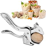 FGYZYP 2Pcs Heavy Duty Nut Cracker Tool, Squirrel Shape Pecan Walnut Clip Walnut Pliers Chestnut Clip, Multifunctional Handheld Zinc Alloy Nutcracker Opener for Dried Fruit Hazelnut Almond