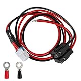TengKo 1M 4-Pin 12 AWG 12V 3A DC Power Supply Cable Short Wave Power Supply Cord Cable Adapter for Yaesu FT-450D FT-891 FT-991 Kenwood TS-480SAT TS-590SG TS-890s Icom IC-7000 IC-7100 IC-7610 IC-7300