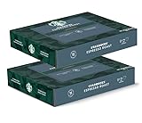 Nespresso Professional Starbucks Espresso Roast Coffee Capsules x50 (Pack of 2, Total 100 Capsules) - Dark Roast Blend with Caramel Notes