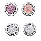 Purse Hook Foldable - 4 Folding Handbag Table Hangers-Bag Hanger Collection-Desk Hooks for Purse