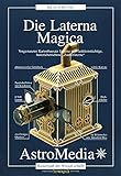 Astromedia Magic Lantern Cardboard Kit with Electric Lighting, 3 Acrylic Lenses, and Picture Strip for Projection