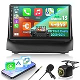 4G+64G Android 13 Car radio for Ford Fiesta 2009-2014, 9 Inch Touchscreen Radio with Wireless Carplay e Android Auto/WiFi/GPS/Bluetooth 5.0 / 32EQ / FM RDS Radio