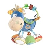 Playgro Horse Soft Baby Toys 3-6-12 Months Developmental, 3+ Months Rattles Teething Toys for Babies, Newborn & Infant Sensory Non-Toxic Plush Baby Rattle for Boy Girl with Clip Clop Activity Gift