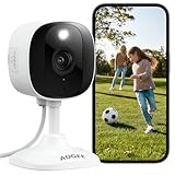 AOQEE Outdoor Security Camera - 2K CCTV Camera Systems IP65 Waterproof, Home/House WiFi Indoor for Pet Dog Baby, Human Detection, 24/7 Storage Colour Night Vision Smart Siren Work with Alexa C1