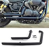 Tarazon Staggered Shortshots Exhaust Pipes Fit for YAMAHA Star Bolt XV950 XVS950 2010-2018