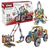 K'NEX | Ultimate Building Set Age 7+ 35 Model | Educational Toys for Kids, 480 Piece Engineering and Construction Stem Learning Kit for Children Ages 7+ |Basic Fun 12418, Chest (Package may vary)