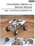 2006-2014 Honda TRX450R ER Sportrax Cyclepedia Printed ATV Service Manual