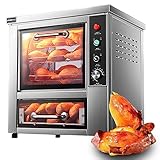 QUTBAG Baked Sweet Potato Machine, Commercial Roasted Sweet Potato Machine with Automatic Timing, Electric Heating Oven with 0-300℃ Temperature Control for Sweet Potato Corn Potato