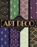 Art Deco Scrapbook Paper: Decorative Craft Paper Pad Pages for Crafting Projects, Mixed Media, Origami, Collage & Card Making (Krafty Coffee Craft Paper Books)