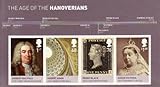The AGE of the HANOVERIANS BRITISH COLLECTOR STAMPS - Miniature Sheet includes 4 Royal Mail Collector Stamps (Includes: Robert Walpole 1721 First Prime Minister, Robert Adam 1763 Kedleston Hall, Penny Black 1840 Uniform Postage, Queen Victoria 1897 Diamond Jubilee | New/Unused Collector Stamps)