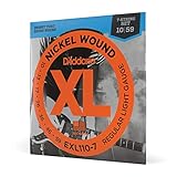 D'Addario EXL110-7 7-String Nickel Wound Electric Guitar Strings, Regular Light, 10-59