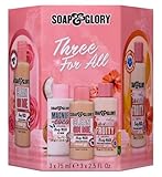 Soap & Glory - The Top Four Fillers Gift Set - Box of 4 x 75ml Shower Gel and Bath Milk - Gorgeous Bath and Body Gift Box - Soap & Glory Miniatures Collection – Toiletry Set – Delectable Scents