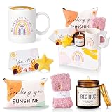 MUJUZE ‘Hug’ Gifts for Her,Thoughtful Care Package,Encouraging Presents for Sister & Friend,Get Well Soon Hamper,Self Care Box,Uplifting Birthday Set,Unique Women’s Gift